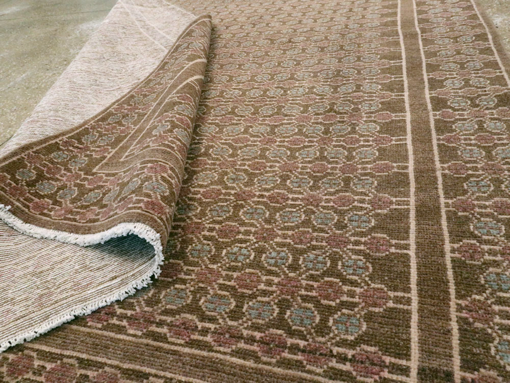 Vintage Persian Malayer Gallery Carpet, No.27613 - Staging