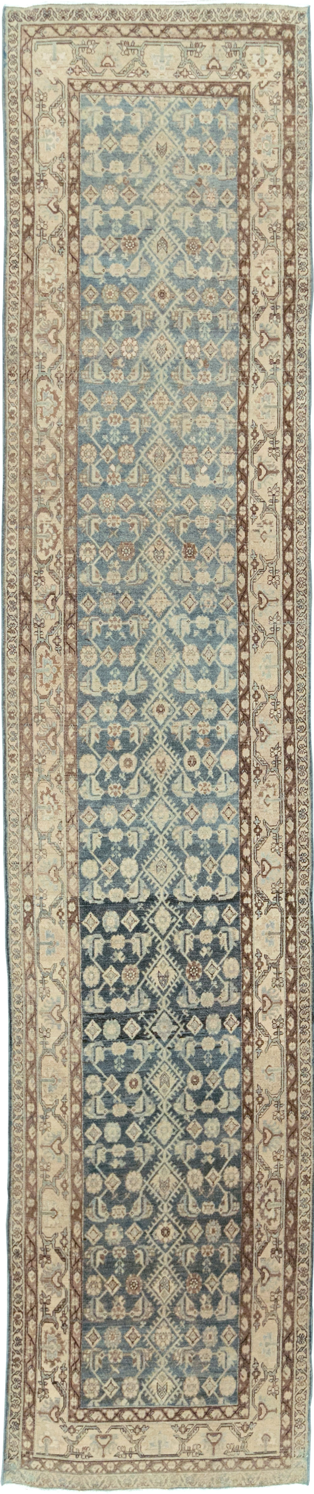 Antique Persian Malayer Runner, No.27614 - Staging