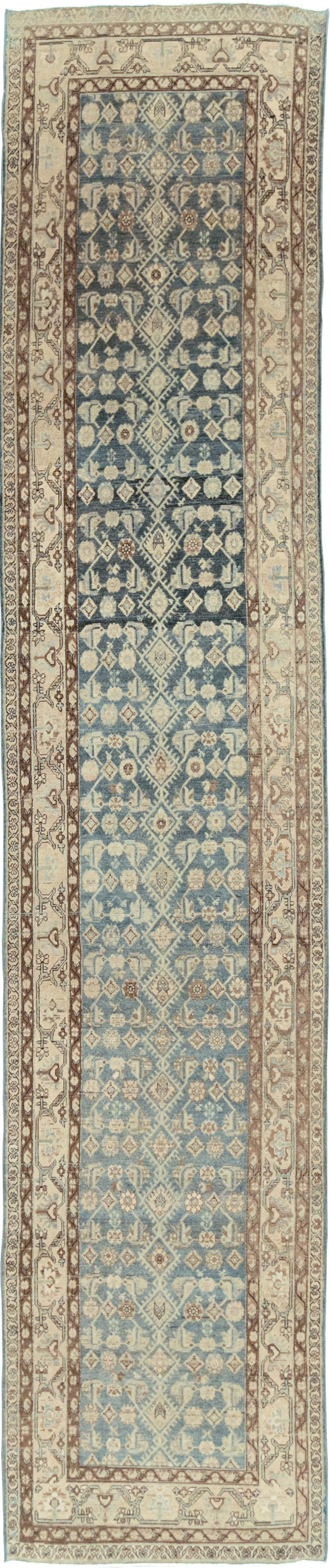 Antique Persian Malayer Runner, No.27614 - Staging