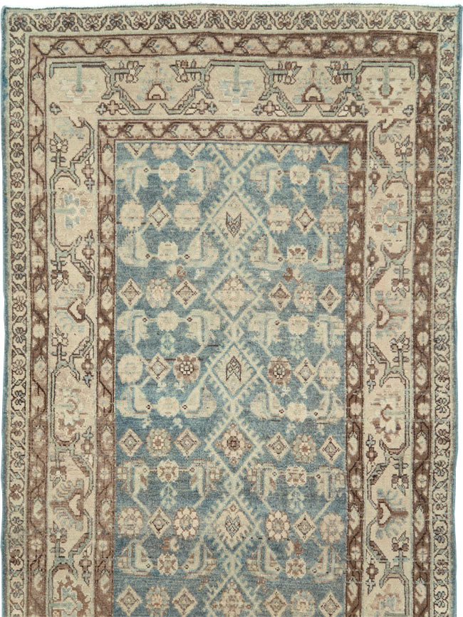 Antique Persian Malayer Runner, No.27614 - Staging