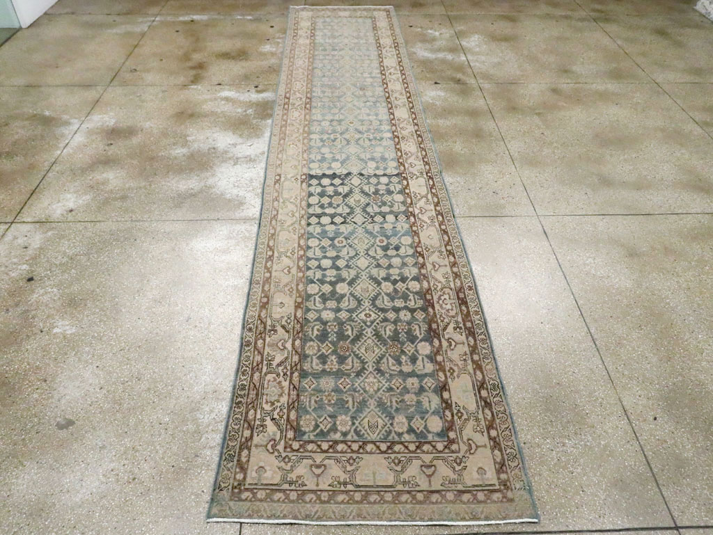Antique Persian Malayer Runner, No.27614 - Staging