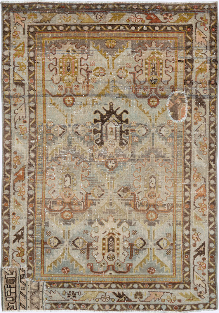 Vintage Persian Malayer Rug, No.27618 - Staging