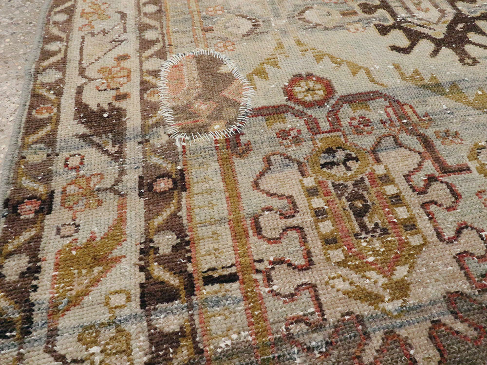 Vintage Persian Malayer Rug, No.27618 - Staging