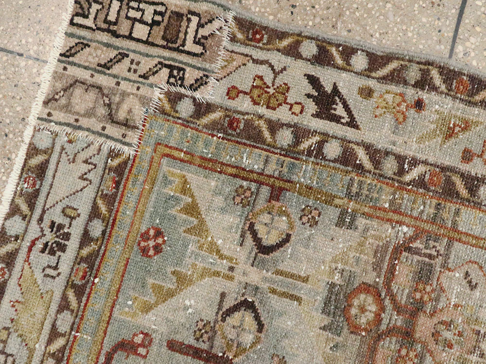 Vintage Persian Malayer Rug, No.27618 - Staging