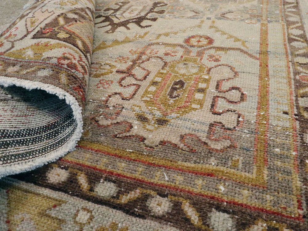 Vintage Persian Malayer Rug, No.27618 - Staging