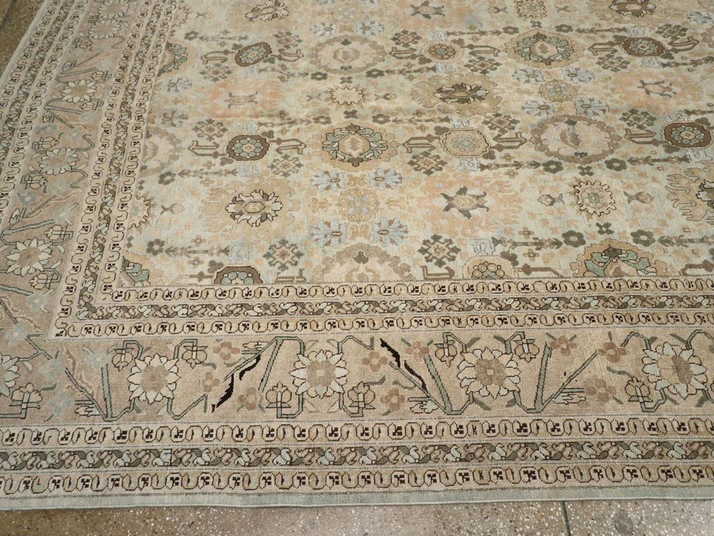 Antique Persian Tabriz Carpet, No.27620 - Staging