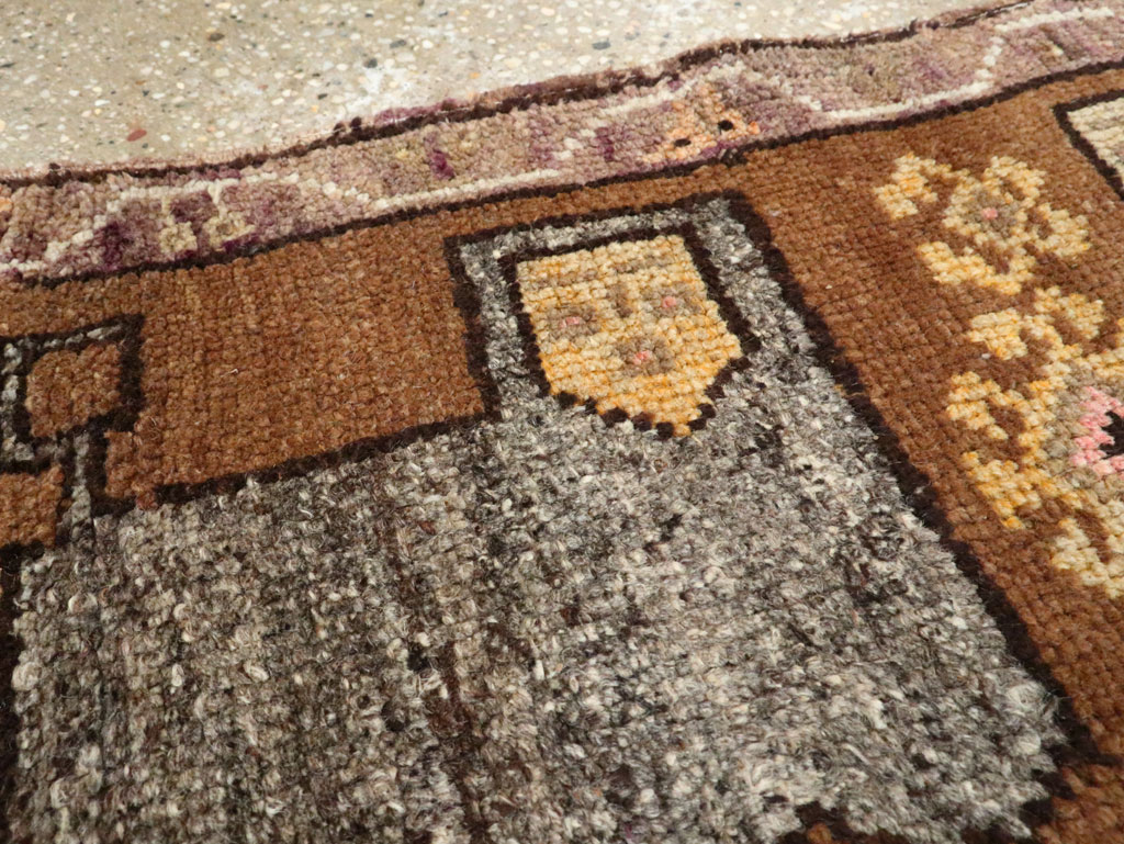 Vintage Anatolian Pictorial Rug, No.27625 - Staging