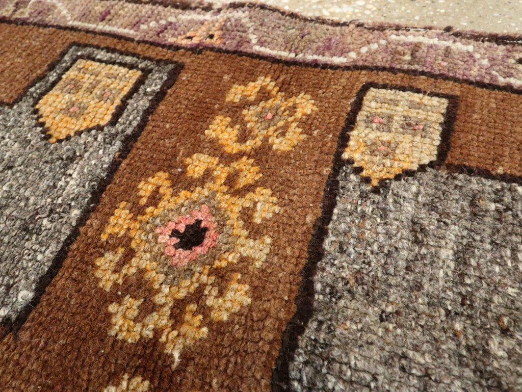 Vintage Anatolian Pictorial Rug, No.27625 - Staging