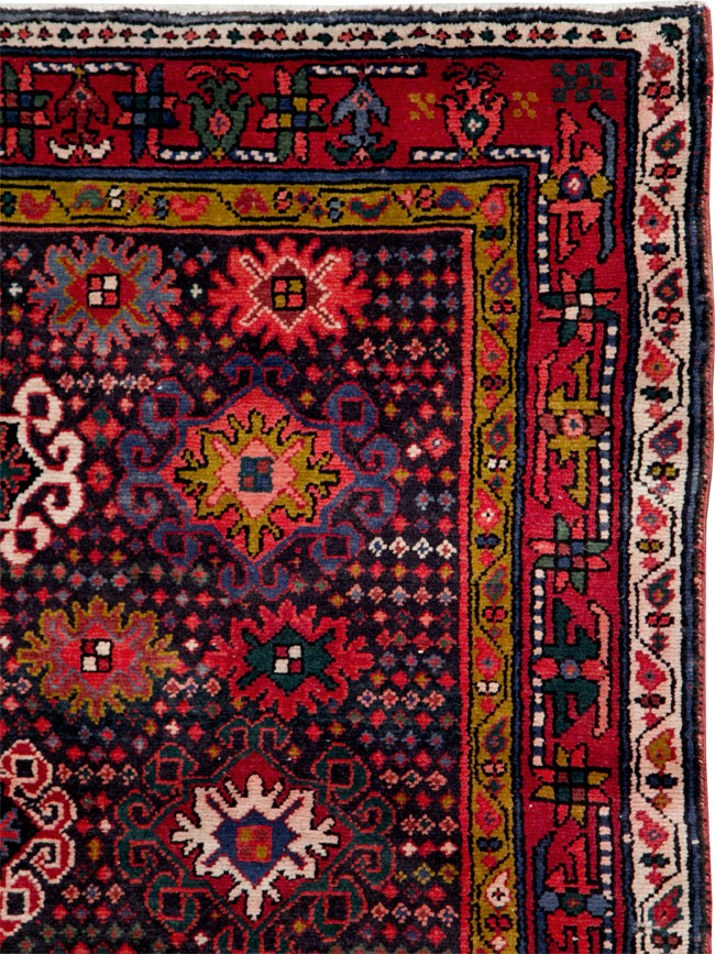 Vintage Persian Malayer Gallery Rug, No.27633 - Staging
