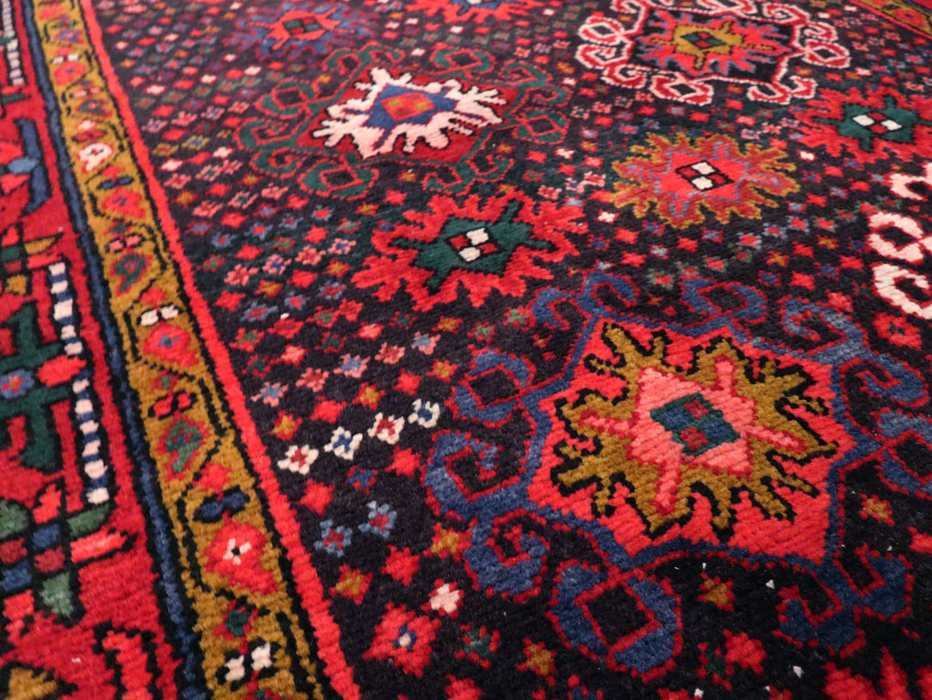 Vintage Persian Malayer Gallery Rug, No.27633 - Staging