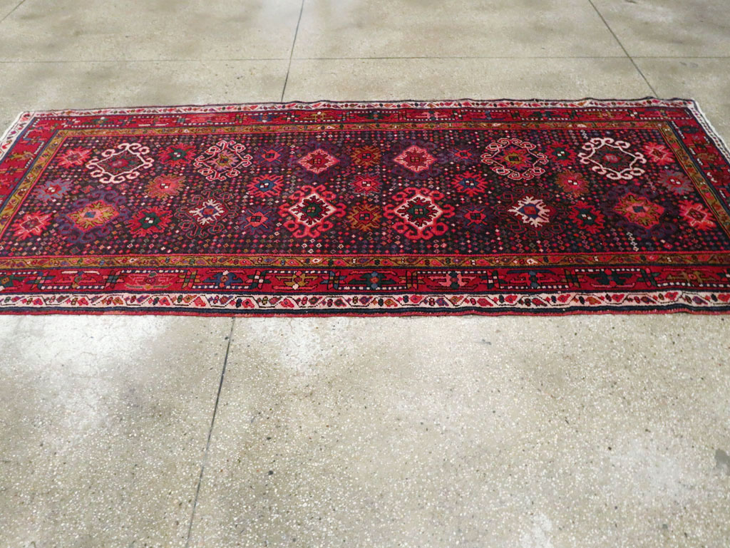 Vintage Persian Malayer Gallery Rug, No.27633 - Staging