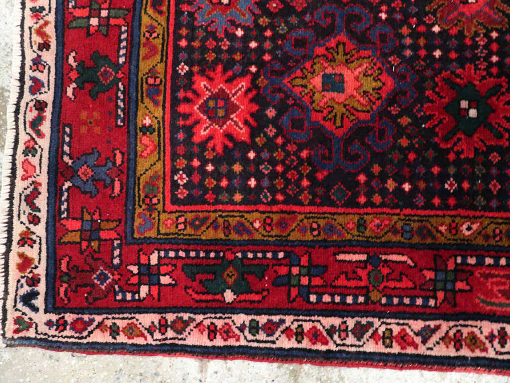 Vintage Persian Malayer Gallery Rug, No.27633 - Staging