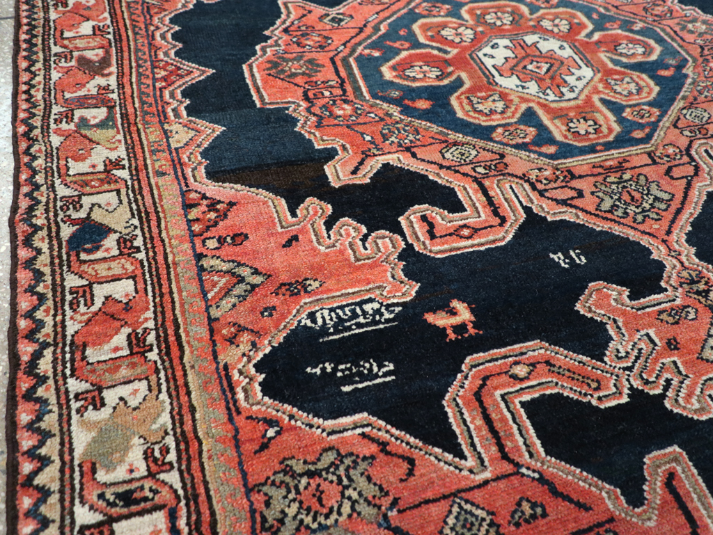 Antique Persian Malayer Rug, No.27637 - Staging