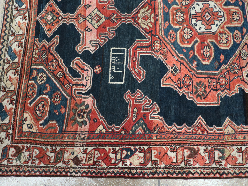 Antique Persian Malayer Rug, No.27637 - Staging