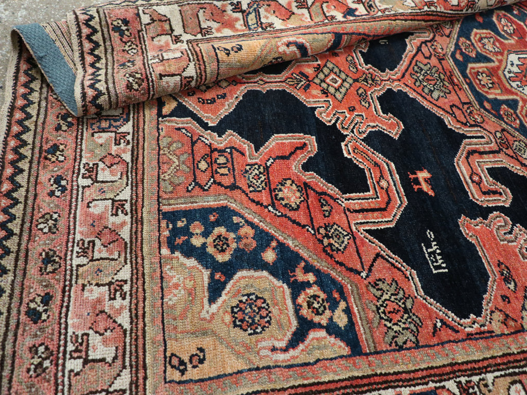 Antique Persian Malayer Rug, No.27637 - Staging