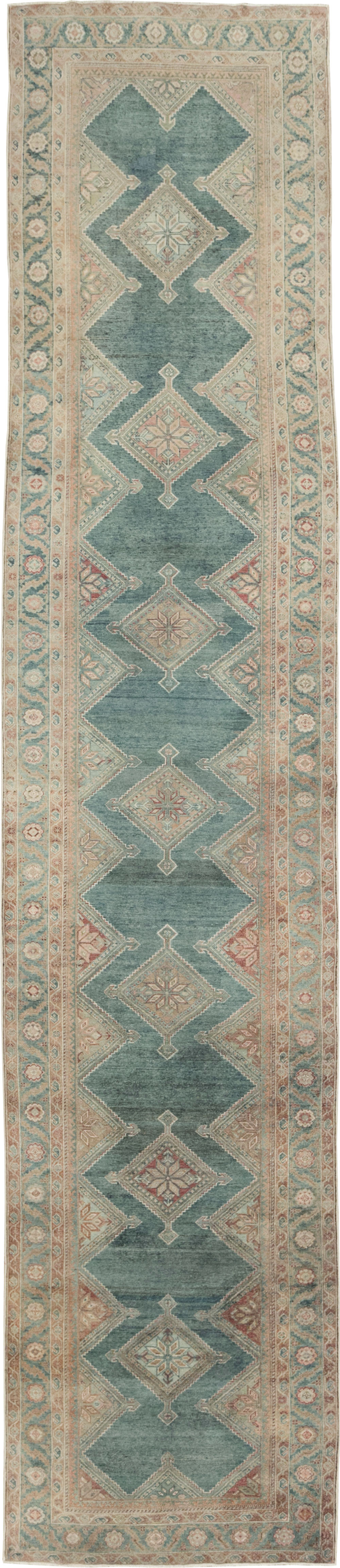 Antique Persian Malayer Runner, No.27651 - Staging
