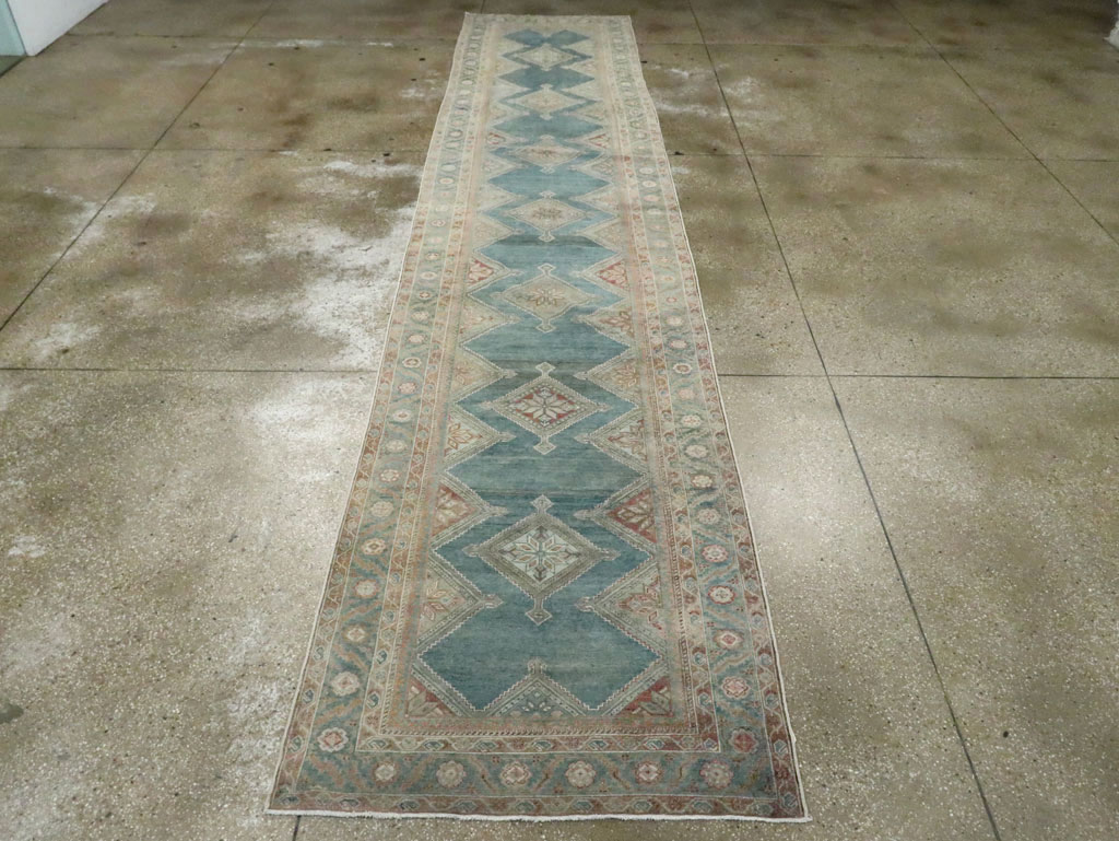 Antique Persian Malayer Runner, No.27651 - Staging