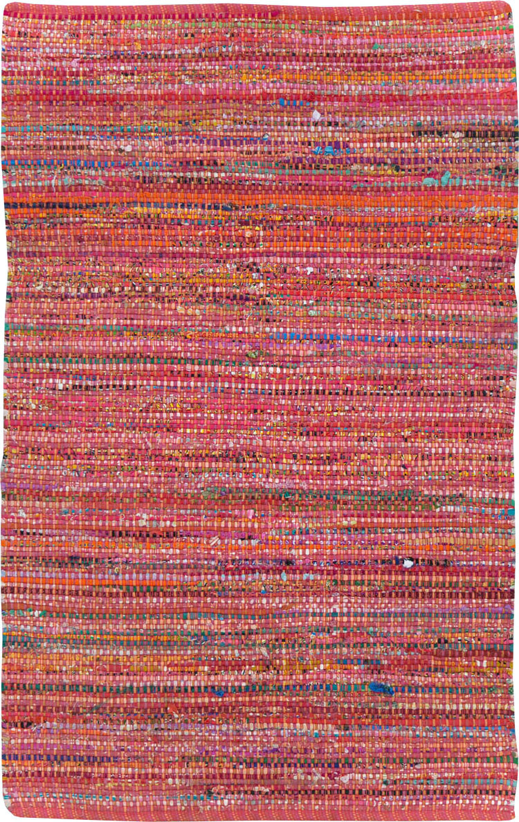 Vintage American Rag Rug, No.27654 - Staging