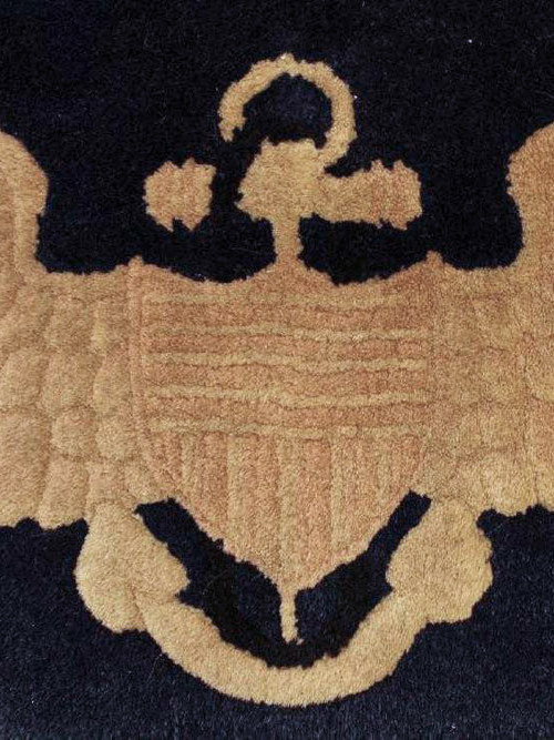 Vintage Chinese Pictorial Rug, No.27656 - Staging