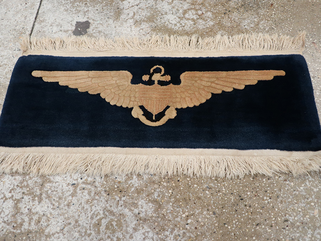 Vintage Chinese Pictorial Rug, No.27656 - Staging