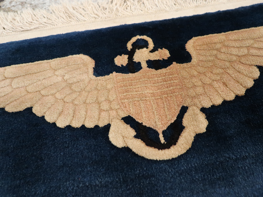 Vintage Chinese Pictorial Rug, No.27656 - Staging