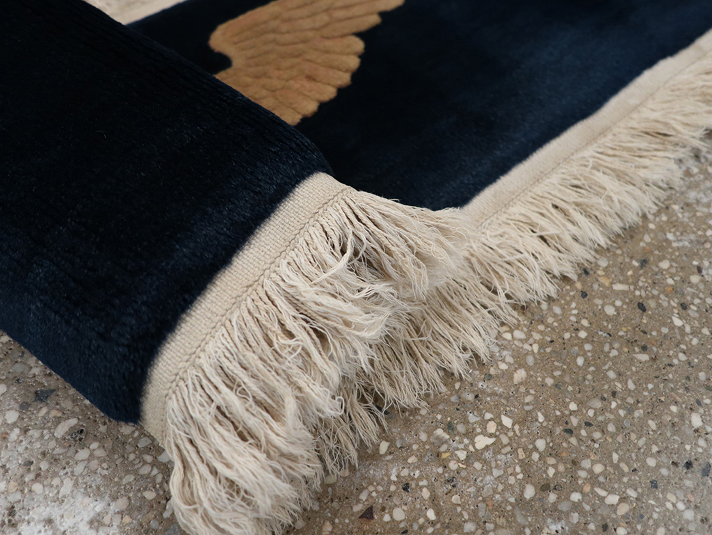 Vintage Chinese Pictorial Rug, No.27656 - Staging