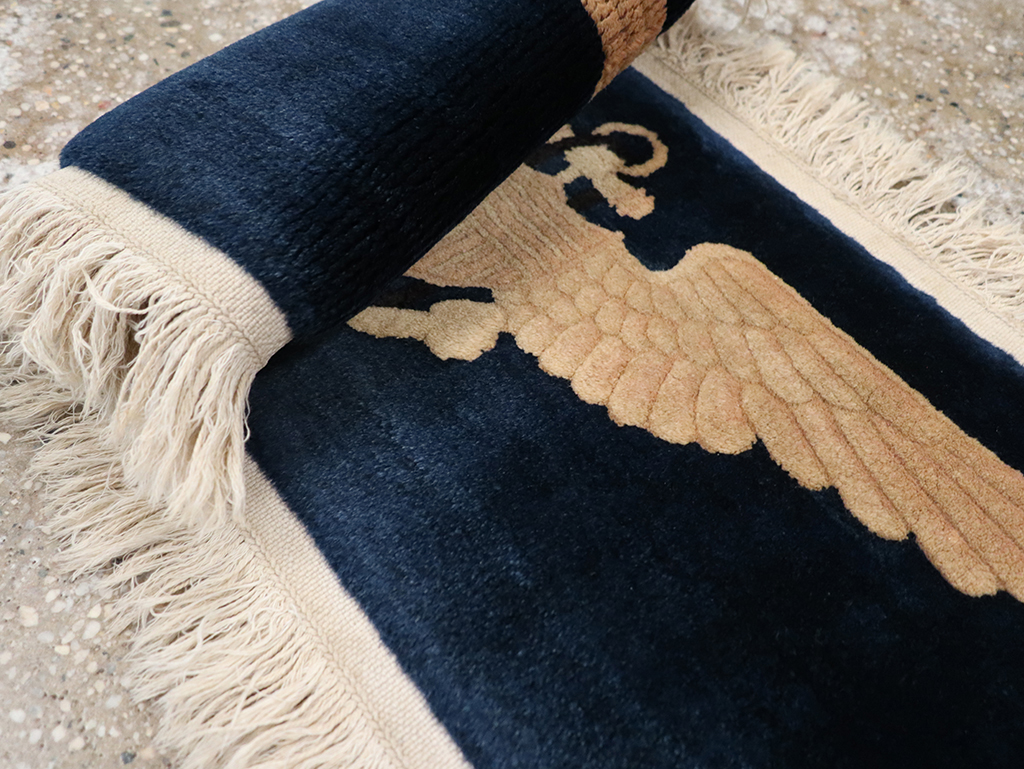 Vintage Chinese Pictorial Rug, No.27656 - Staging