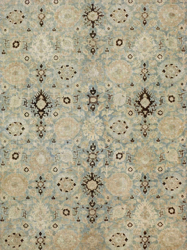 Antique Persian Tabriz Carpet, No.27659 - Staging