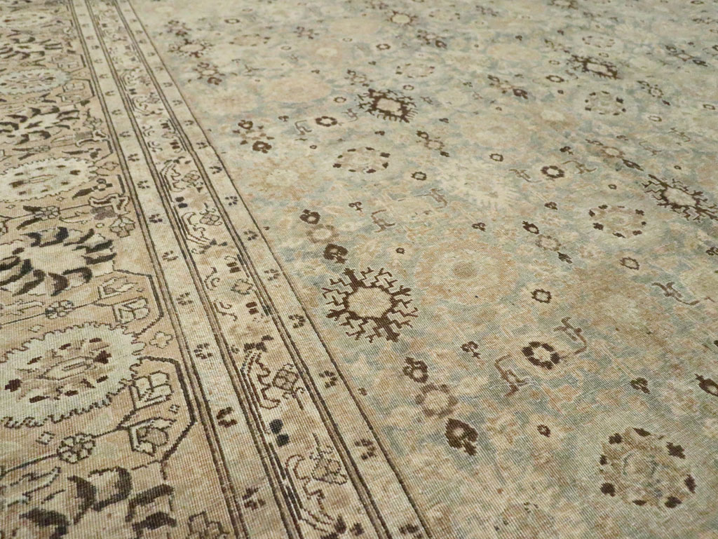 Antique Persian Tabriz Carpet, No.27659 - Staging