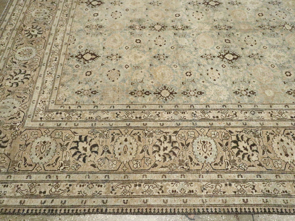 Antique Persian Tabriz Carpet, No.27659 - Staging