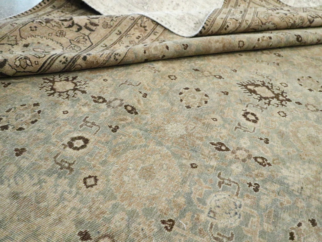 Antique Persian Tabriz Carpet, No.27659 - Staging