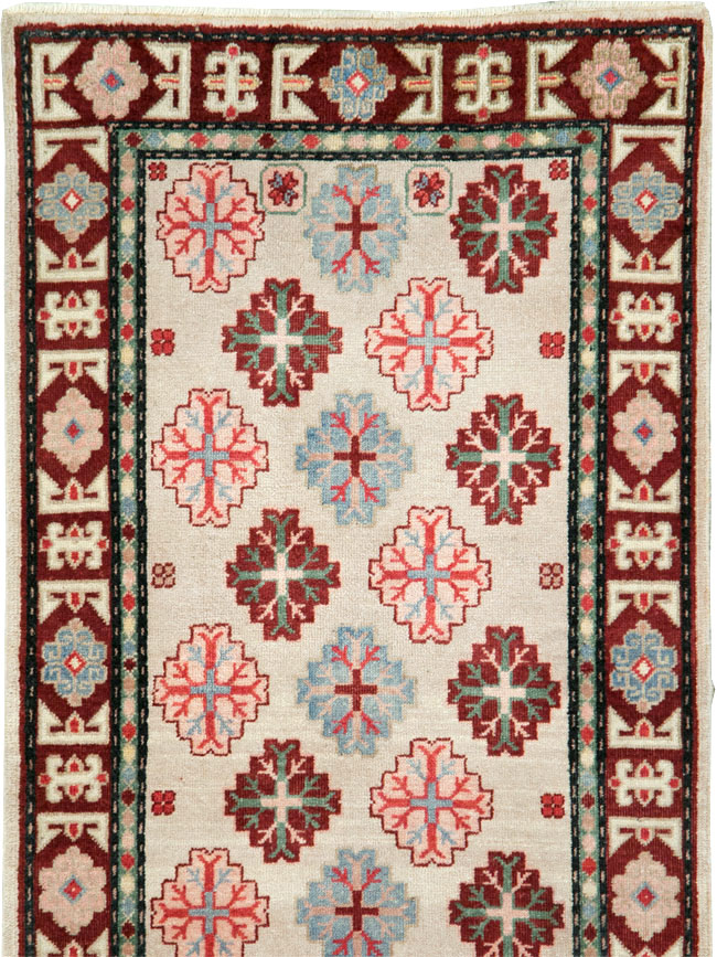 Vintage East Turkestan Khotan Runner (Pair: 1 of 2), No.27663 - Staging