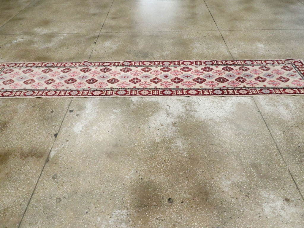 Vintage East Turkestan Khotan Runner (Pair: 1 of 2), No.27663 - Staging