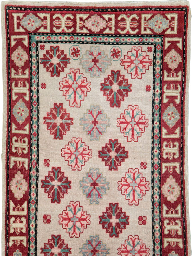 Vintage East Turkestan Khotan Runner (Pair: 2 of 2), No.27664 - Staging