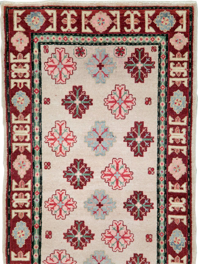 Vintage East Turkestan Khotan Runner (Pair: 2 of 2), No.27664 - Staging