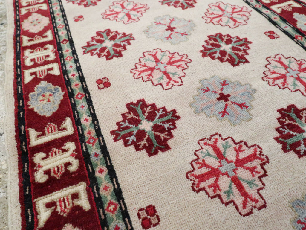 Vintage East Turkestan Khotan Runner (Pair: 2 of 2), No.27664 - Staging