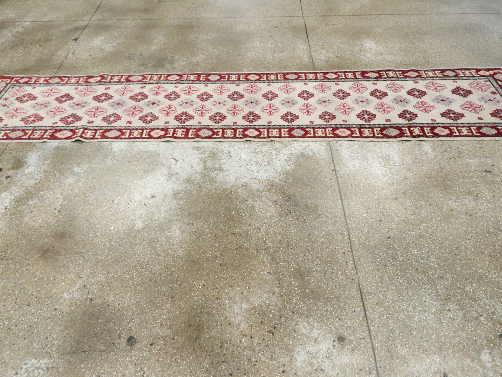 Vintage East Turkestan Khotan Runner (Pair: 2 of 2), No.27664 - Staging