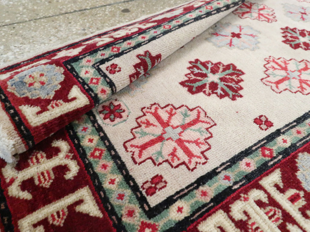 Vintage East Turkestan Khotan Runner (Pair: 2 of 2), No.27664 - Staging