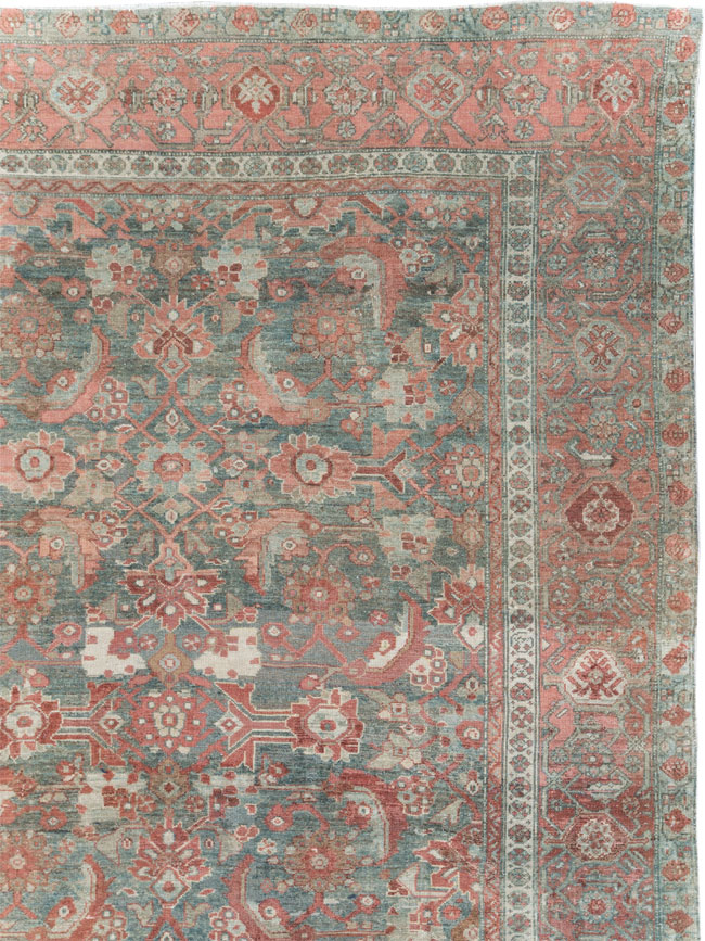 Antique Persian Malayer Room Size Carpet, No.27669 - Staging
