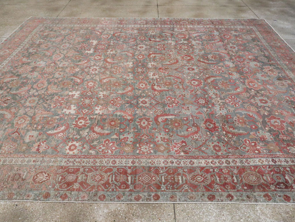 Antique Persian Malayer Room Size Carpet, No.27669 - Staging