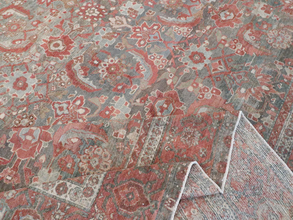 Antique Persian Malayer Room Size Carpet, No.27669 - Staging