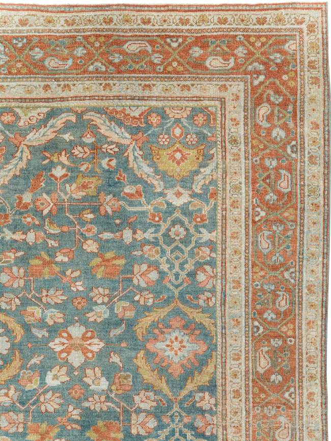 Antique Persian Sarouk Large Gallery Carpet, No.27670 - Staging