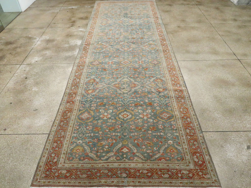 Antique Persian Sarouk Large Gallery Carpet, No.27670 - Staging