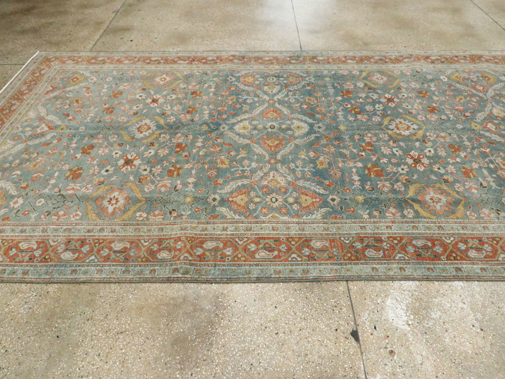 Antique Persian Sarouk Large Gallery Carpet, No.27670 - Staging