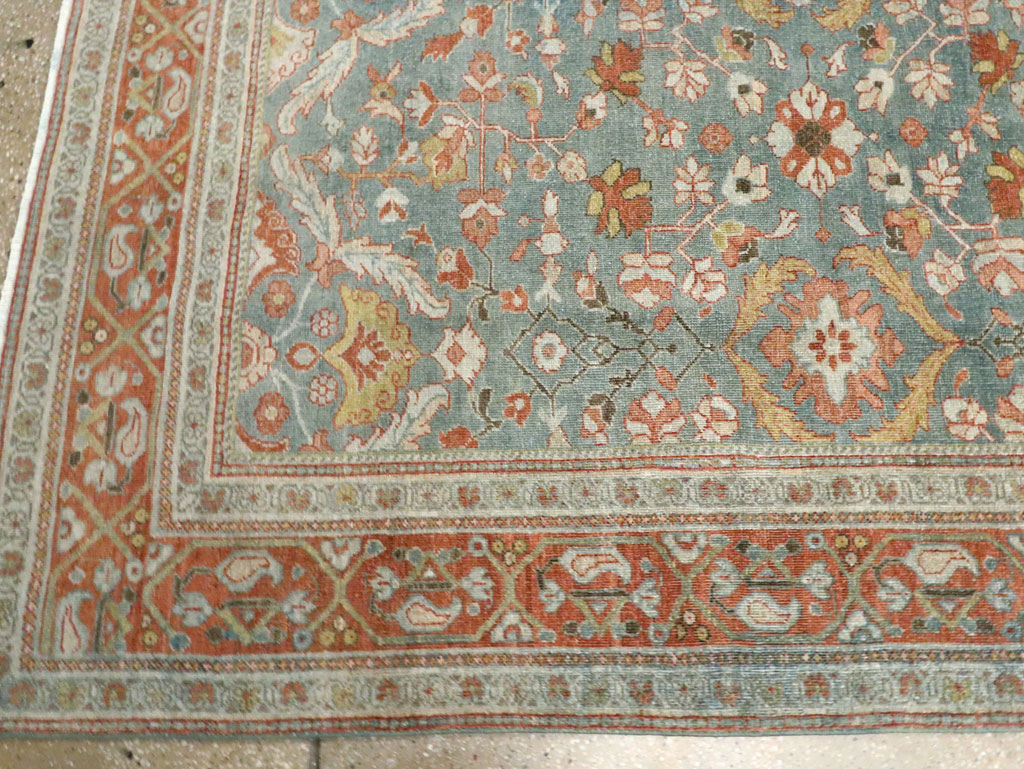 Antique Persian Sarouk Large Gallery Carpet, No.27670 - Staging