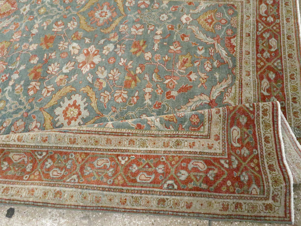 Antique Persian Sarouk Large Gallery Carpet, No.27670 - Staging