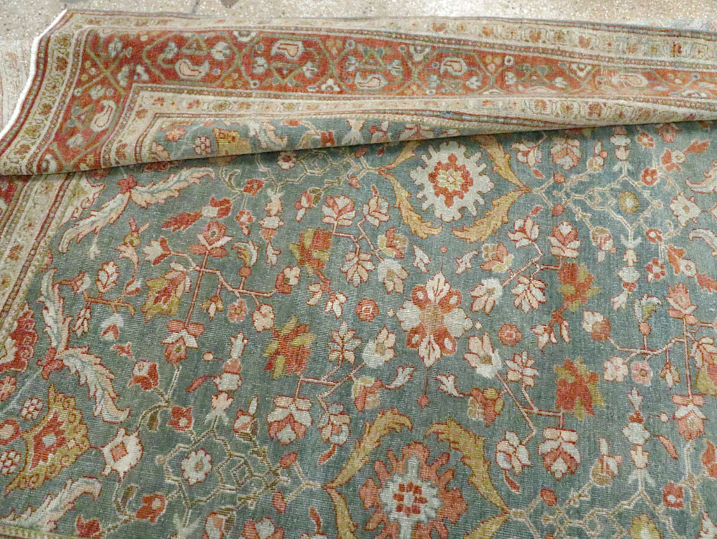 Antique Persian Sarouk Large Gallery Carpet, No.27670 - Staging