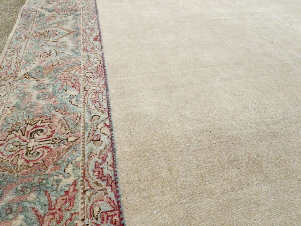 Antique Persian Lavar Kerman Gallery Carpet, No.27684 - Staging