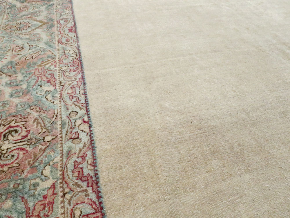 Antique Persian Lavar Kerman Gallery Carpet, No.27684 - Staging