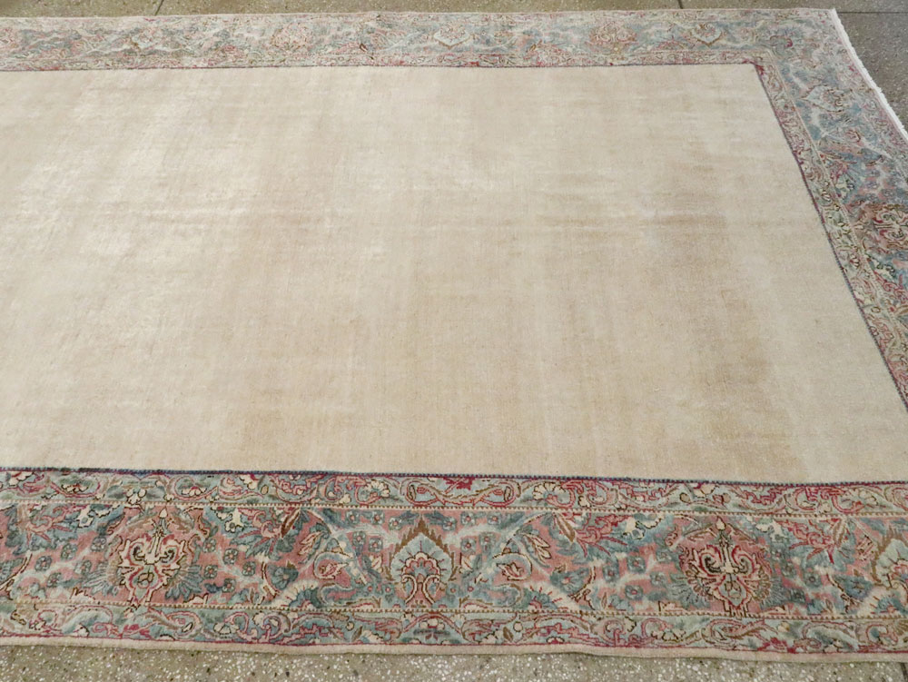 Antique Persian Lavar Kerman Gallery Carpet, No.27684 - Staging